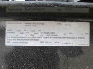 2026 Diamond T 83x14  Dump 8314DMP160-36