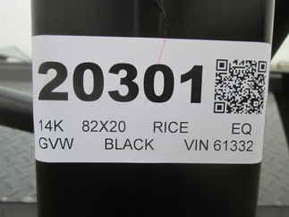 2026 Rice 82x20  Equipment FMEHR8220