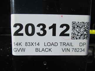 2026 Load Trail 83x14  Dump DL8314072