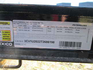 2026 PJ Trailer 83x16 UL Utility UL21632BSBK