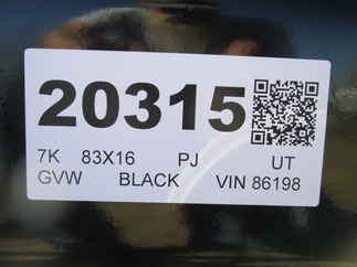 2026 PJ Trailer 83x16 UL Utility UL21632BSBK