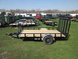 2026 PJ Trailer 83x12 U8 Single Axle Utility U821231DSGK