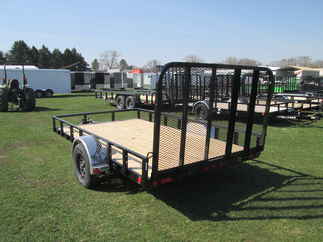 2026 PJ Trailer 83x12 U8 Single Axle Utility U821231DSGK