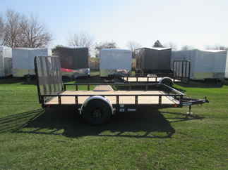 2026 PJ Trailer 83x12 U8 Single Axle Utility U821231DSGK