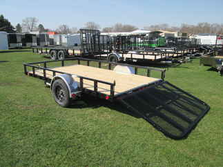 2026 PJ Trailer 83x12 U8 Single Axle Utility U821231DSGK
