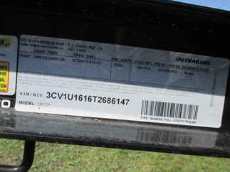 2026 PJ Trailer 83x12 U8 Single Axle Utility U821231DSGK