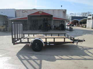 2026 PJ Trailer 83x12 U8 Single Axle Utility U821231DSBK