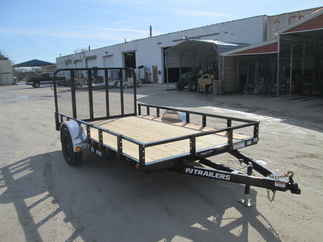 2026 PJ Trailer 83x12 U8 Single Axle Utility U821231DSBK