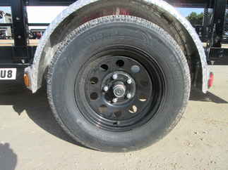 2026 PJ Trailer 83x12 U8 Single Axle Utility U821231DSBK