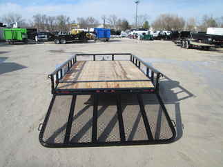 2026 PJ Trailer 83x12 U8 Single Axle Utility U821231DSBK