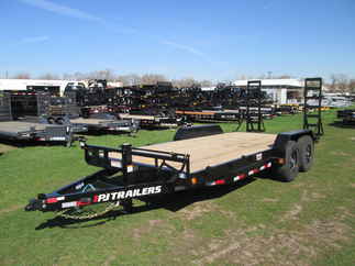 2026 PJ Trailer 83x18 CC Equipment CCJ1872BSBK