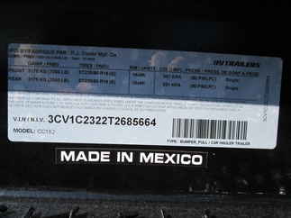 2026 PJ Trailer 83x18 CC Equipment CCJ1872BSBK