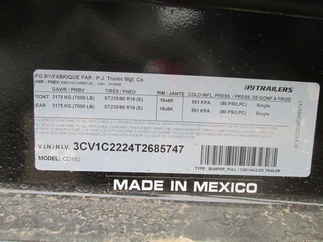 2026 PJ Trailer 83x18 CD Equipment CDC1872BSUK