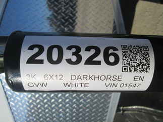 2026 Darkhorse 6x12  Enclosed Cargo DHW6X12SA30