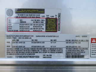 2026 Darkhorse 8.5x20  Enclosed Car Hauler DHW8.5X20TA52