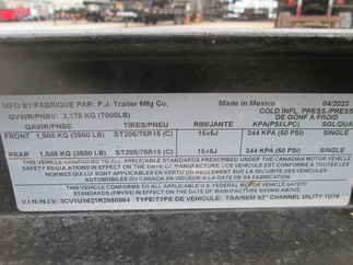 2024 PJ Trailer 83x12 UL Utility UL21232ESGK