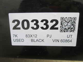 2024 PJ Trailer 83x12 UL Utility UL21232ESGK
