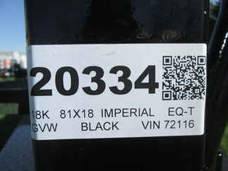 2026 Imperial 81x18  Equipment Tilt WB-18L-18