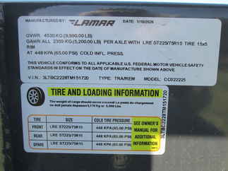 2026 Lamar 102x22  Car Hauler CC022225