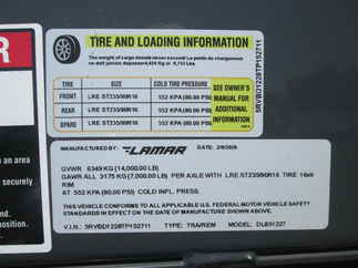 2026 Lamar 83x12  Dump DL831227