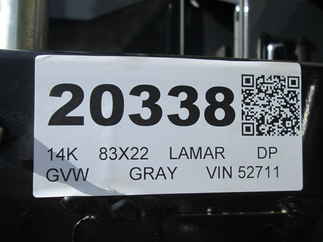 2026 Lamar 83x12  Dump DL831227