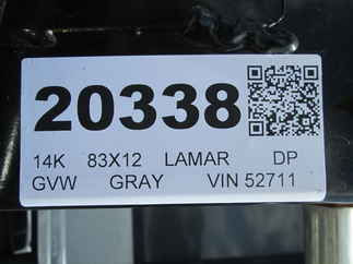 2026 Lamar 83x12  Dump DL831227