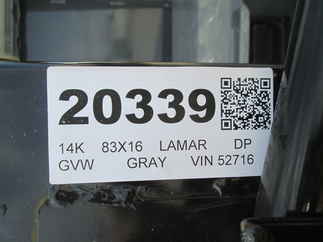 2026 Lamar 83x16  Dump DL831627