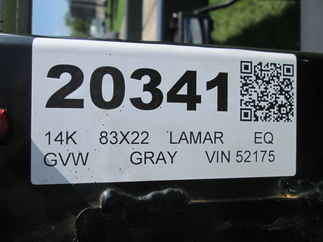 2026 Lamar 83x22  Equipment H6832227