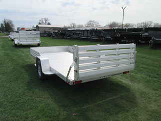 2027 Aluma 81x14  Aluminum Single Axle Utility 8114S-R-BT