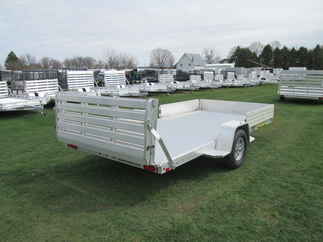 2027 Aluma 81x14  Aluminum Single Axle Utility 8114S-R-BT