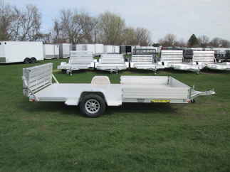 2027 Aluma 81x14  Aluminum Single Axle Utility 8114S-R-BT