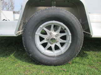 2027 Aluma 81x14  Aluminum Single Axle Utility 8114S-R-BT