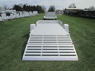 2027 Aluma 81x14  Aluminum Single Axle Utility 8114S-R-BT