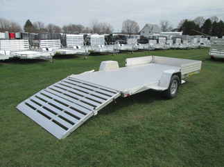 2027 Aluma 81x14  Aluminum Single Axle Utility 8114S-R-BT