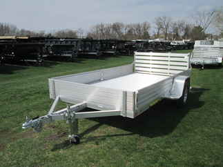 2027 Aluma 81x12  Aluminum Single Axle Utility 8112S-R-BT-SR