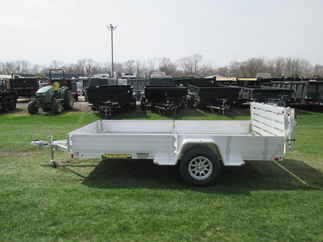 2027 Aluma 81x12  Aluminum Single Axle Utility 8112S-R-BT-SR