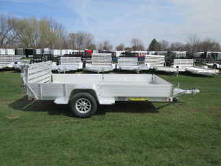 2027 Aluma 81x12  Aluminum Single Axle Utility 8112S-R-BT-SR