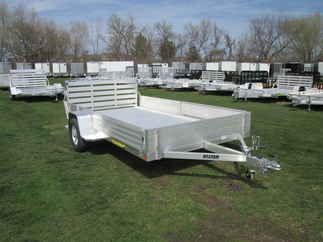 2027 Aluma 81x12  Aluminum Single Axle Utility 8112S-R-BT-SR