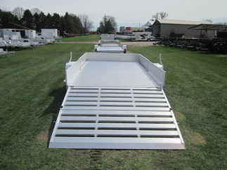 2027 Aluma 81x12  Aluminum Single Axle Utility 8112S-R-BT-SR