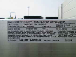 2027 Aluma 81x12  Aluminum Single Axle Utility 8112S-R-BT-SR