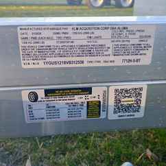 2027 Aluma 77x12  Aluminum Single Axle Utility 7712H-S-BT