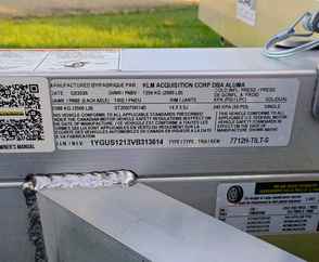 2027 Aluma 77x12  Aluminum Single Axle Utility 7712H-TILT-S