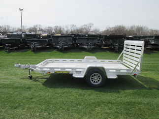 2027 Aluma 77x12  Aluminum Single Axle Utility 7712H-S-TG