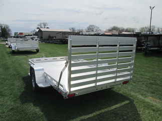 2027 Aluma 77x12  Aluminum Single Axle Utility 7712H-S-TG