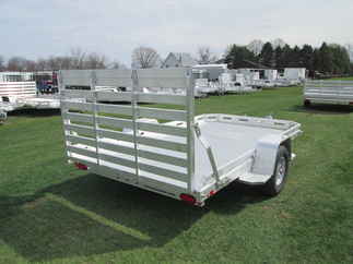2027 Aluma 77x12  Aluminum Single Axle Utility 7712H-S-TG