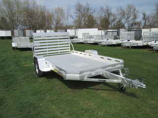 2027 Aluma 77x12  Aluminum Single Axle Utility 7712H-S-TG
