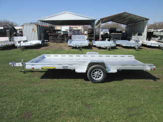 2027 Aluma 81x15  Aluminum Single Axle Utility 8015TILT-S-EL
