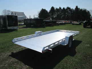 2027 Aluma 81x15  Aluminum Single Axle Utility 8015TILT-S-EL