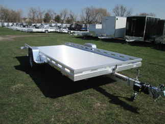 2027 Aluma 81x15  Aluminum Single Axle Utility 8015TILT-S-EL
