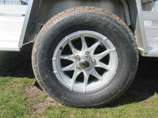 2027 Aluma 81x15  Aluminum Single Axle Utility 8015TILT-S-EL